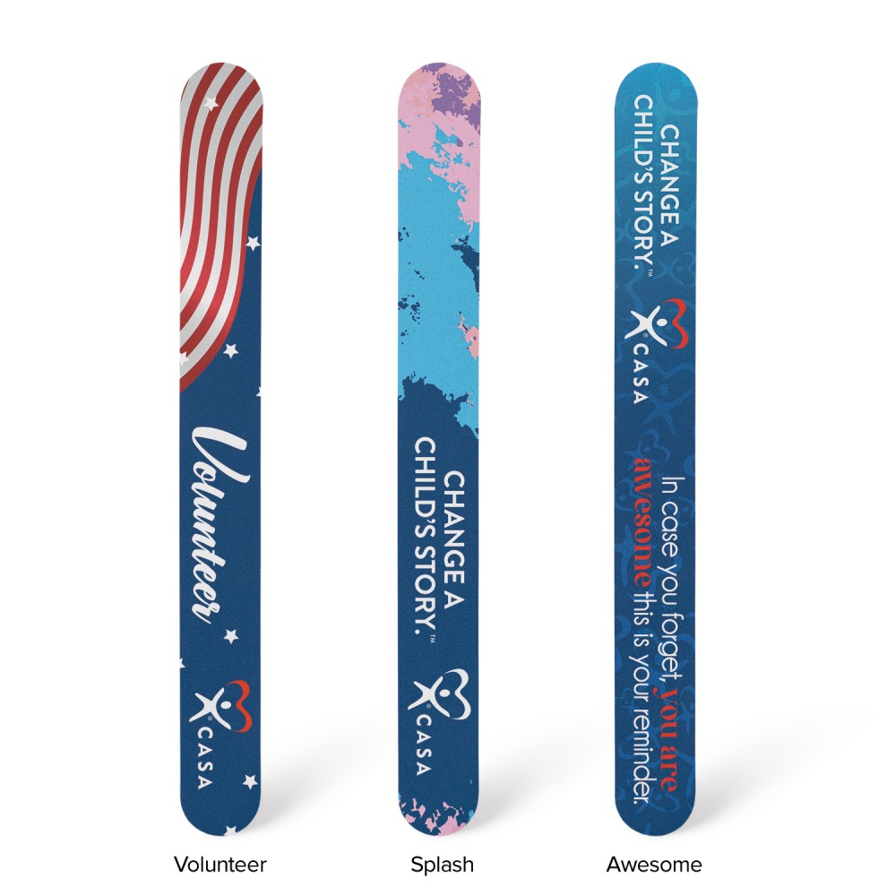 FULL COLOR NAIL FILE With EVA Pouch