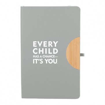 5.5" x 8.5" Kaya Recycled PU and Bamboo JournalBook