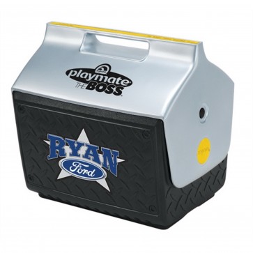 IGLOO Playmate TheBoss  (Black/Yellow) with Vinyl Patch on Front Panel