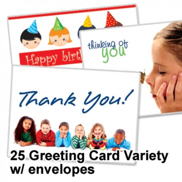 Variety Pack of Greeting Cards (25 per set) Spread the Word TM