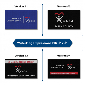 Full Color Floor Mat WaterHog Impressions HD  2' x 3'