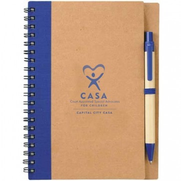 Spiral Notebook #5 CUSTOM CASA with pen  