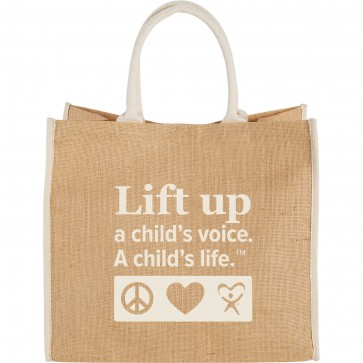 Lift Up Jute Tote 