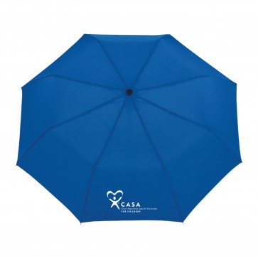 42" Recycled Folding Auto Open Umbrella