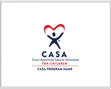 CASA Custom 2 color Note Card