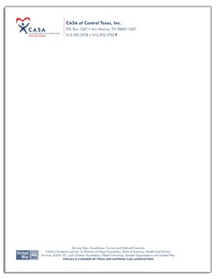 CASA Linen Letterhead