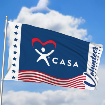 Patriotic CASA Flag 