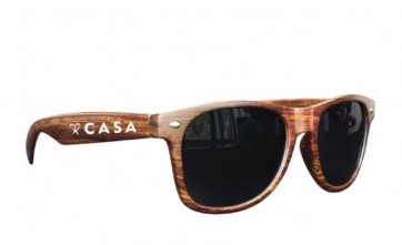 Medium Wood Tone Sunglasses 