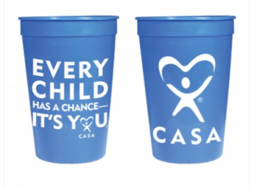 Solid 12oz Stadium Cup 