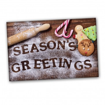 CUSTOMIZABLE Seasons Greetings Baking Spread the Word  with Envelopes