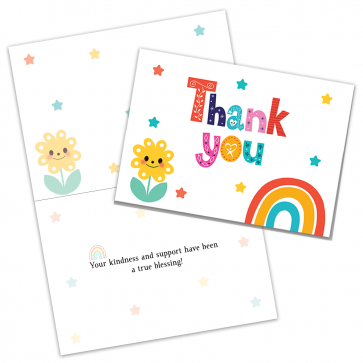Custom Thank You Greeting Cards - Direct Print/ With envelopes