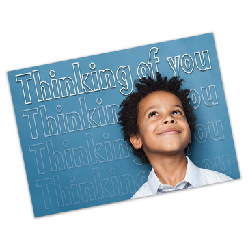 Custom Thinking of You Greetings Cards - Direct Print/ With envelopes