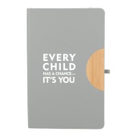 5.5" x 8.5" Kaya Recycled PU and Bamboo JournalBook