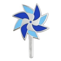 Child Abuse Awareness Pinwheel Lapel Pin