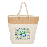 12oz Cotton Canvas Rope Tote