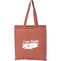 I AM HAPPY - CASA Recycled 5oz Cotton Twill Tote 