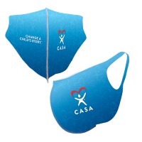 Single Layer Comfy Sublimated Face Mask BULK PACKAGED - Discontinued