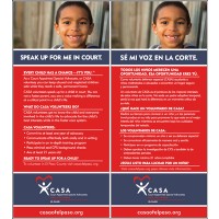 Rack Card - Speak up for me Rack Card (Boy Toothless Grin) - ENGLISH AND SPANISH