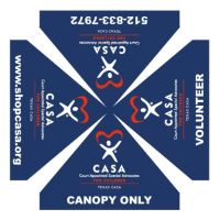 CASA Full Color Canopy Only 10' x 10' NO Frame