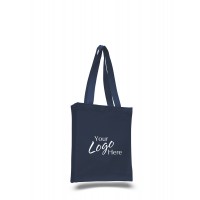 Canvas Book Bag 10" W x 12" H with 3" Gusset