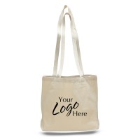 Small Canvas Messenger Bag 14" W x 12"