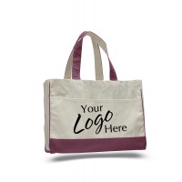 Canvas Standard Tote Bag 17" W x 13" H with 5" Gusset