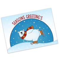 Custom Season's Greetings Cards With envelopes
