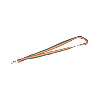 Rainbow Pattern Recycled Lanyard