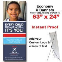 Boy Grinning X Banner (63 X 24)