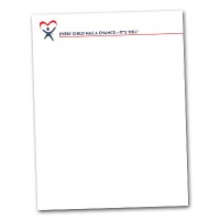 Letterhead Option 3 - Every Child Has A Chance