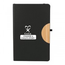 5.5" x 8.5" Kaya Recycled PU and Bamboo JournalBook