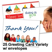 Variety Pack of Greeting Cards (25 per set) Spread the Word TM