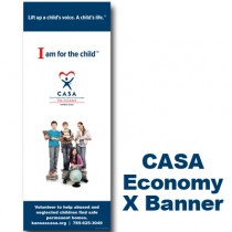 CASA Middle School - X-Banner 63 x 24