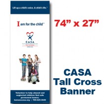 Middle School Kids Cross Banner  (74x27)