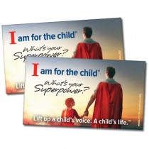 Super Hero CASA Card Magnet