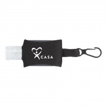 0.5oz Neoprene Clip Hand Sanitizer 