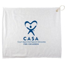 15 x18 Polyester Blend White Towel 