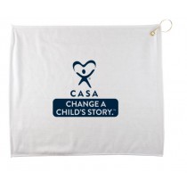 15 x18 Polyester Blend White Towel 