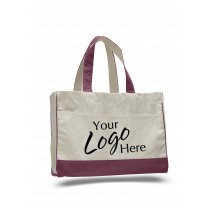 Canvas Standard Tote Bag 17" W x 13" H with 5" Gusset