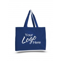 Canvas Tote Bag 15" W x 12" H with 4" Gusset