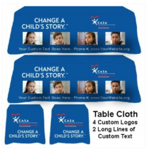 8’ Loose Drape Tablecloth - 152" x 86"