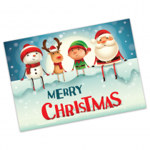 Custom Christmas Greetings Cards - Direct Print/ With envelopes