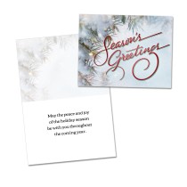 Custom Seasons Greetings Holiday Card  With Envelopes