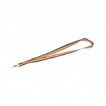 Rainbow Pattern Recycled Lanyard