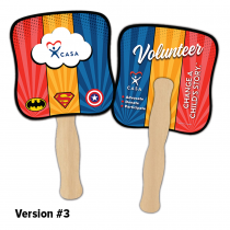 2-Sided Super Hero Hand Fans