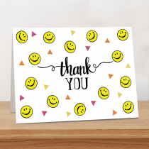 Custom Thank You Greetings Cards - Direct Print/ With envelopes