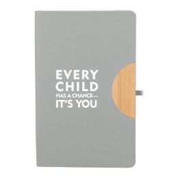 5.5" x 8.5" Kaya Recycled PU and Bamboo JournalBook