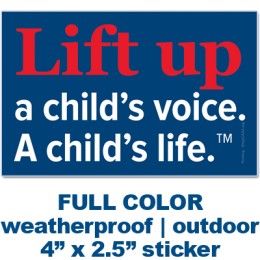 Lift Up Bumper Sticker