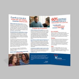 Change a Child's Story/CASA Spanish IN STOCK Brochure (Set of 100) NOT Customized