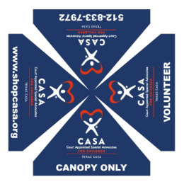 CASA Full Color Canopy Only 10' x 10' NO Frame - 10' x 10'